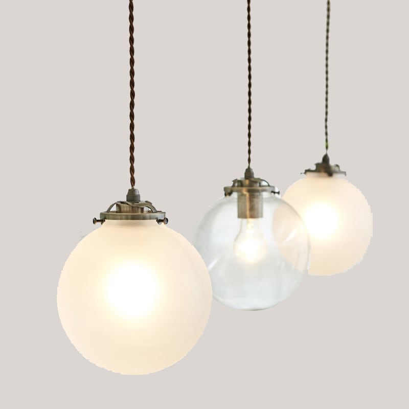 ペンダンライト 丸 シャボン玉 ガラス クリア クラシック バブル 気泡