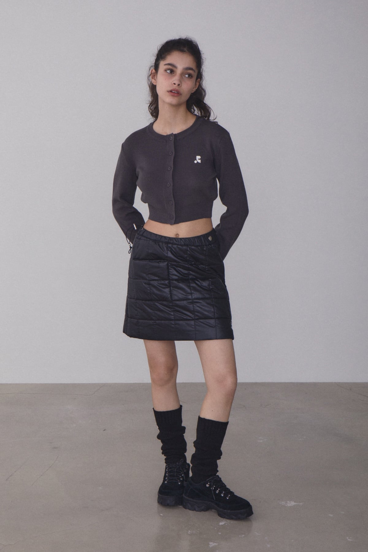 rest&recreation スタジャン ブラック ロゴ 人気 Rest&Recreation