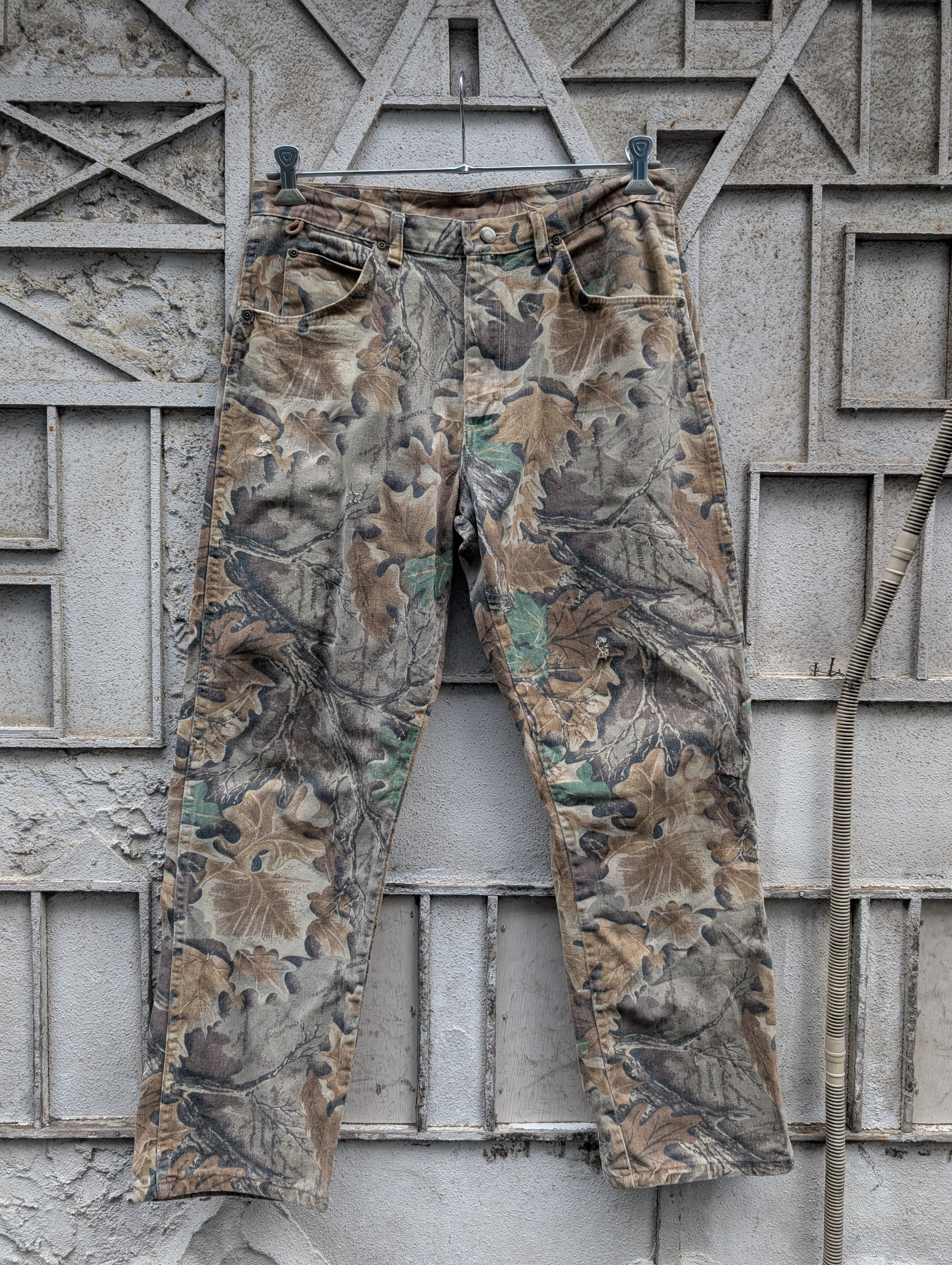 "REALTREE" camouflage pants / made in USA
