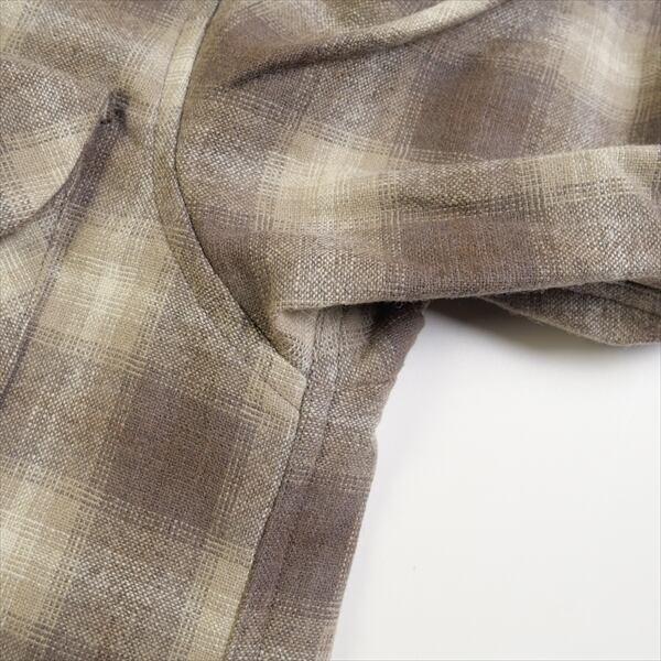WOOL CHECK SHIRT PURPLE subculture