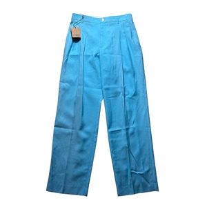 2023ss BURBERRY tucked slacks “bright opal blue”