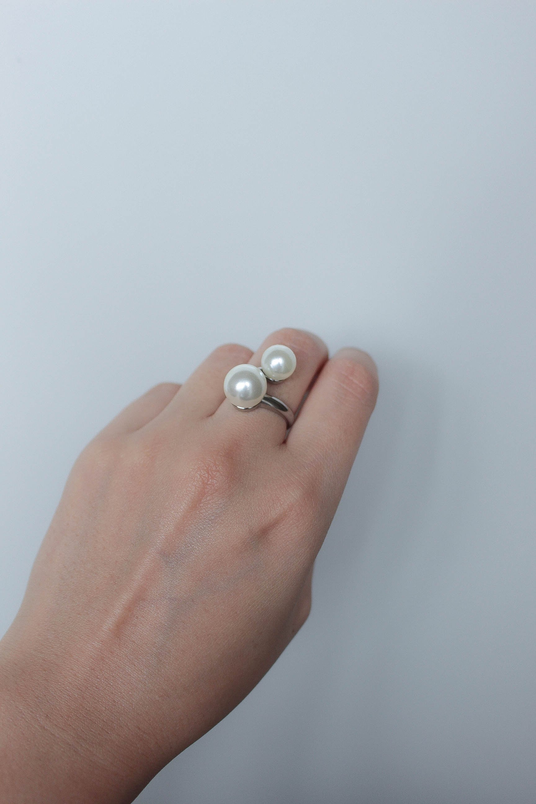 5/2(sat)新色発売 Cross Pearl Ring | ebine(エビネ)|金属アレルギー