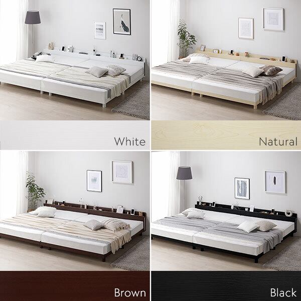 ベッド ブラウン シングル ポケットコイルマットレス付き 収納付き 引き出し付き キャスター付き 木製 ヘッドレス シンプル 和 モダン ベッド ブラウン シングル ポケットコイルマットレス付きds-2333116