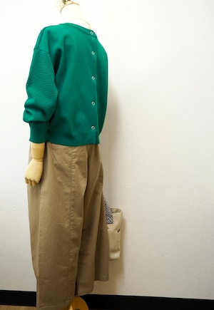 2way knit cardigan <green>