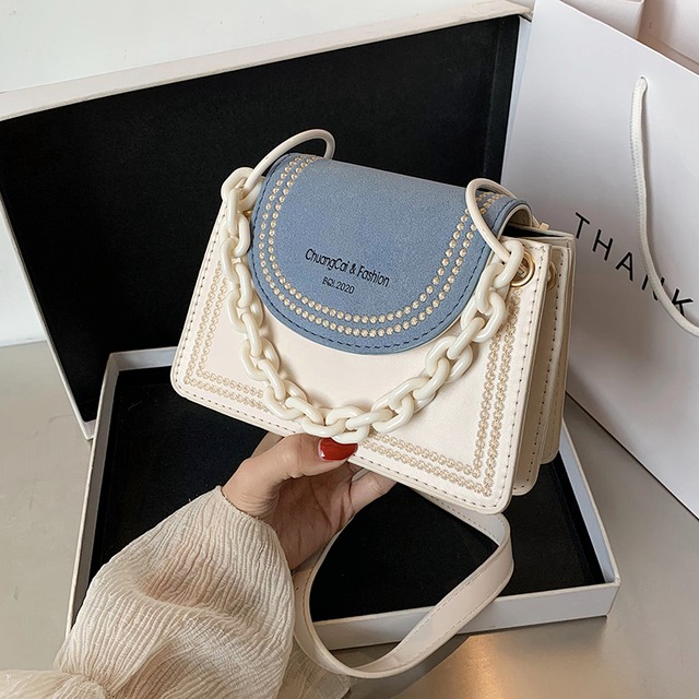 夏のスモールバッグメスバッグ2020新しい流行のファッションワイルドインメッセンジャーバッグネットレッド人気のポータブルスモールスクエアバッグ 手作りハンドバック95733473620