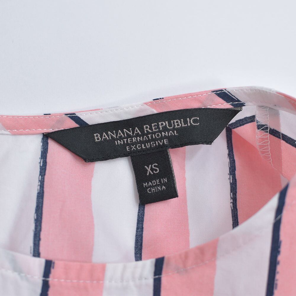 BANANA REPUBLIC ストライプ ノースリーブ ワンピース 8 BANANA REPUBLIC ストライプ ノースリーブ ワンピース 8 BANANA