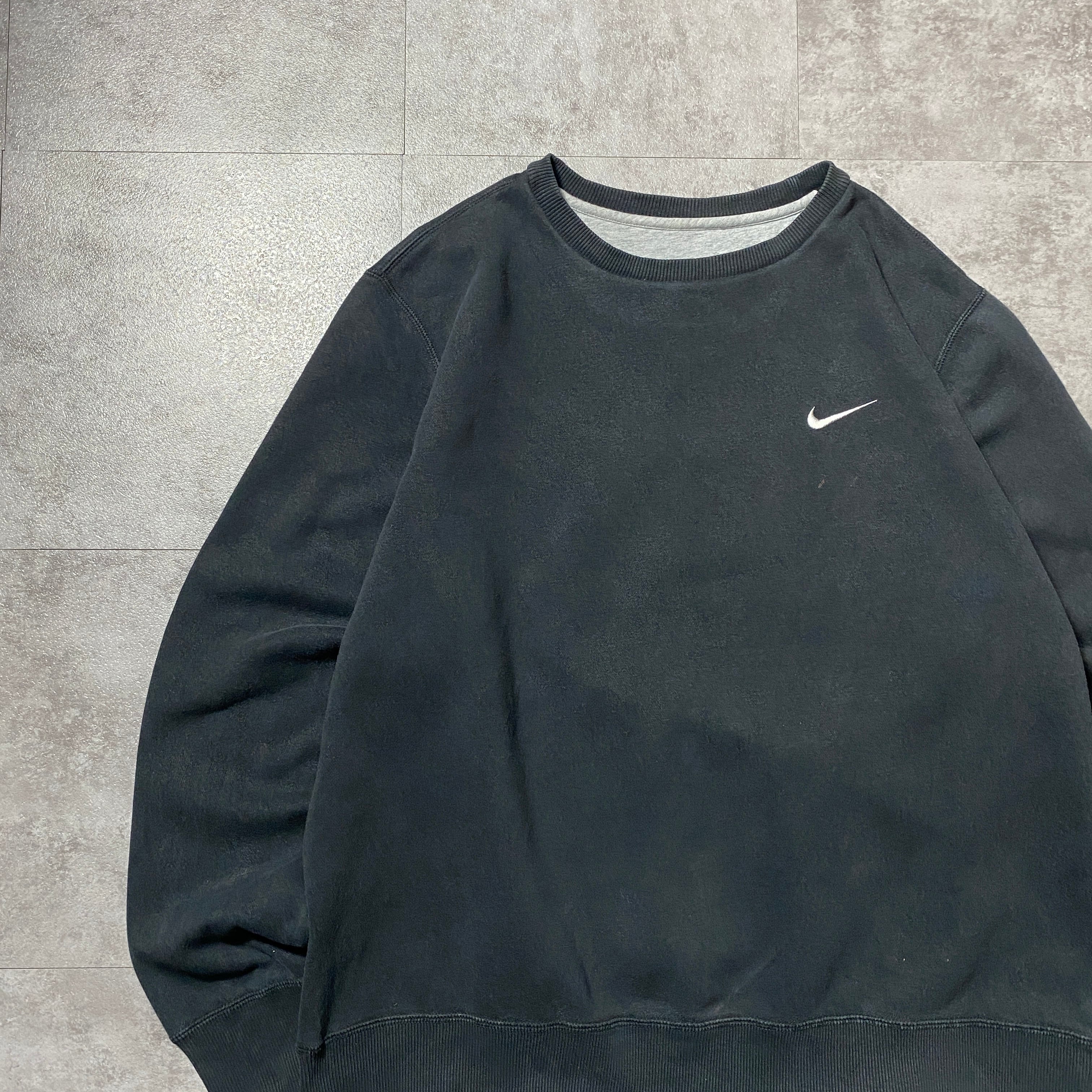 Size.XL】00's NIKE ナイキ スウォッシュ 刺繍ワンポイント ナイロン