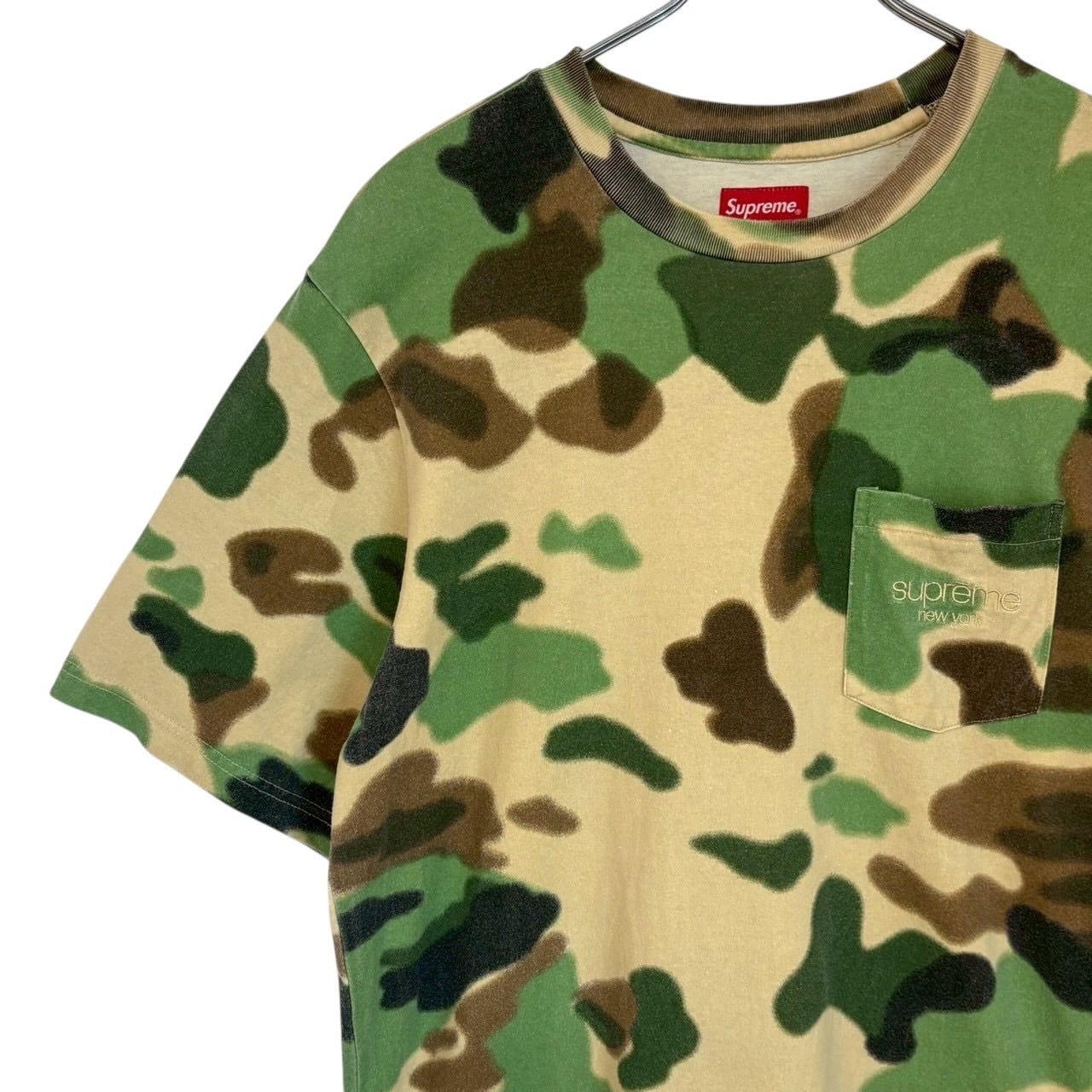 stussy ステューシー 半袖シャツ S バックロゴ 刺繍ロゴ サメ | 古着屋