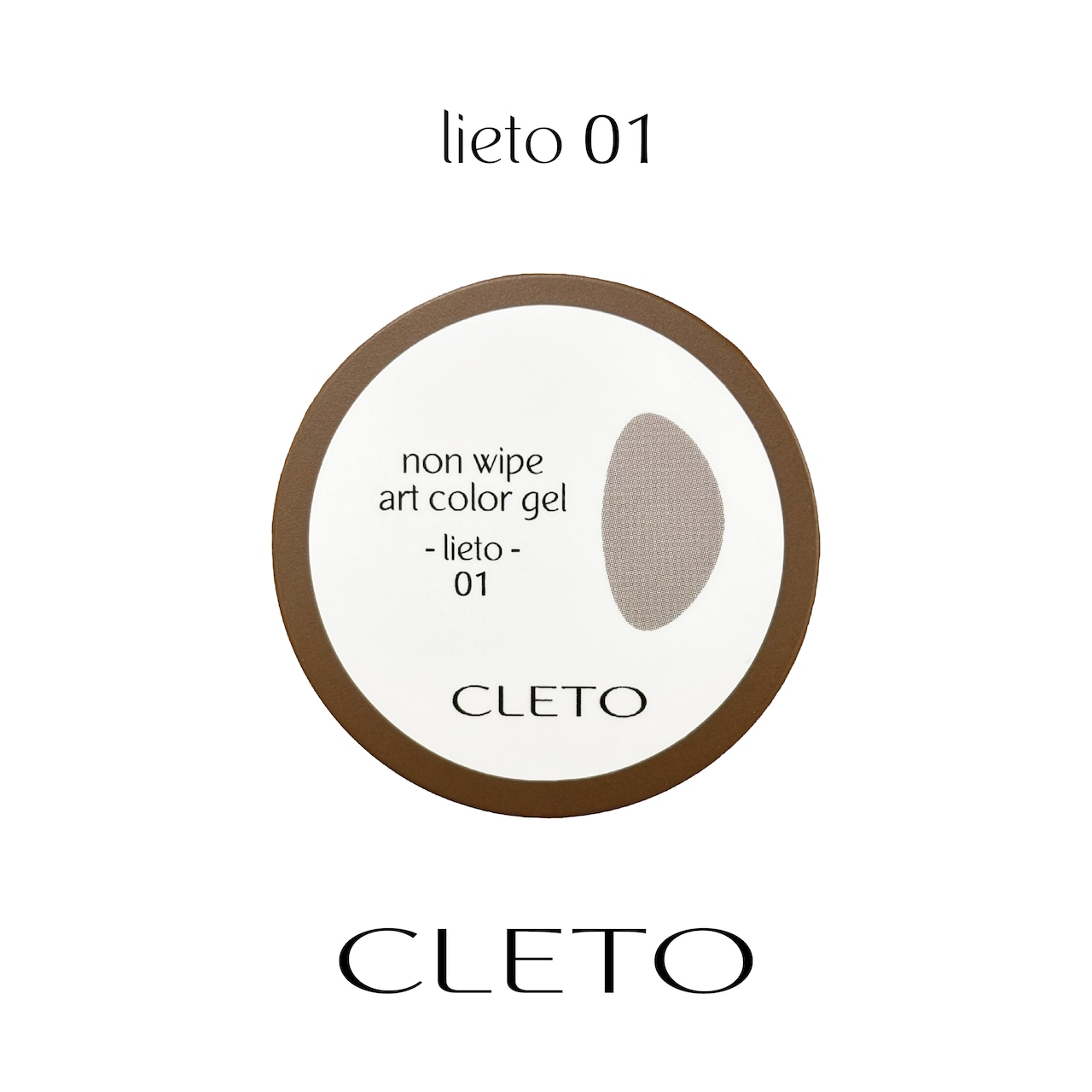 non wipe art color gel - lieto - 01