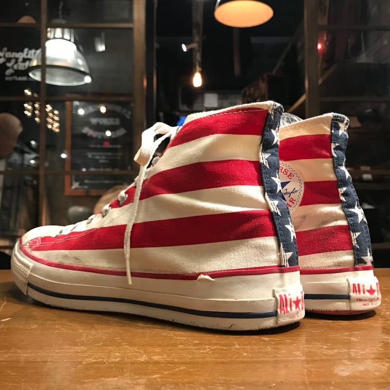 90's CONVERSE コンバース ALL STAR HI オールスターハイ 星条旗 USA製