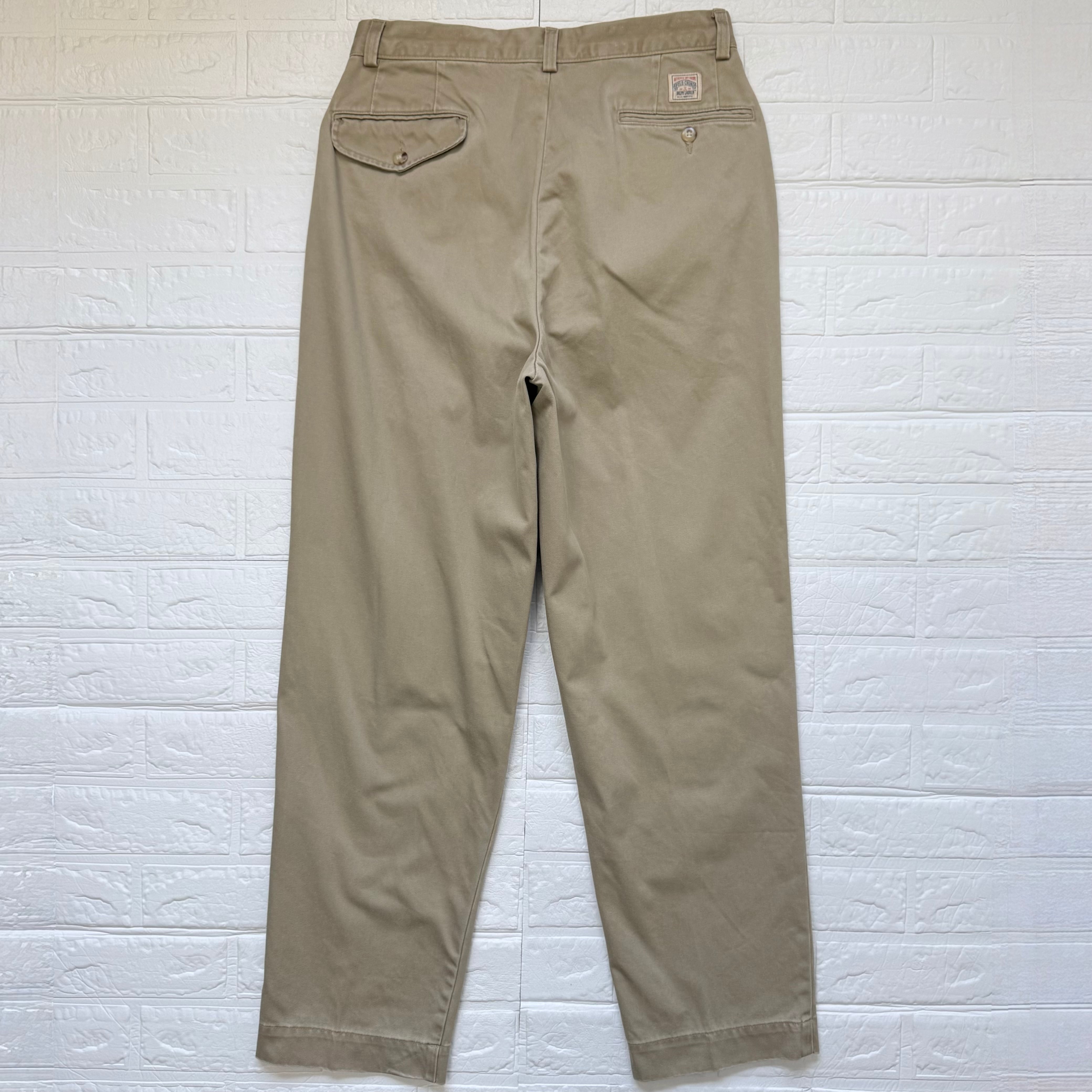 Polo Ralph Lauren THE WHITMAN CHINO 2プリーツ ヘリテージチノパンツ