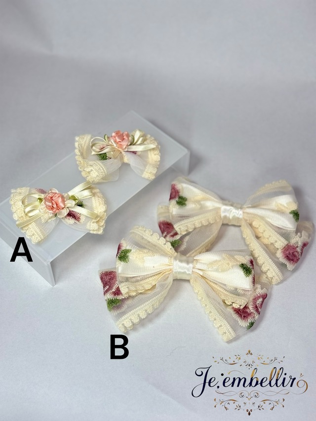 ローズリボンクリップ