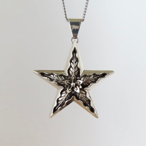 『一点物』”Star in Flower” Pendant