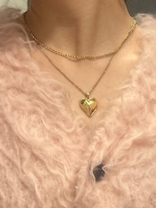 Layered heart necklace