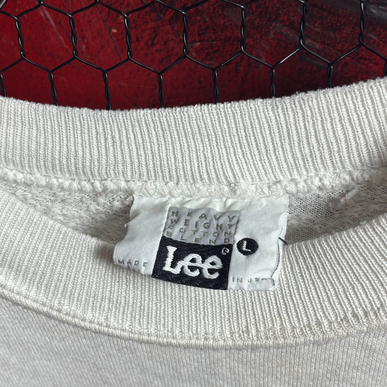1995s USA インディアンズ スウェット INDIANS MLB ホワイト Lee
