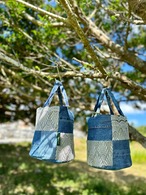 M様専用ヴィンテージレースCoco丸底トートSmall　Silver