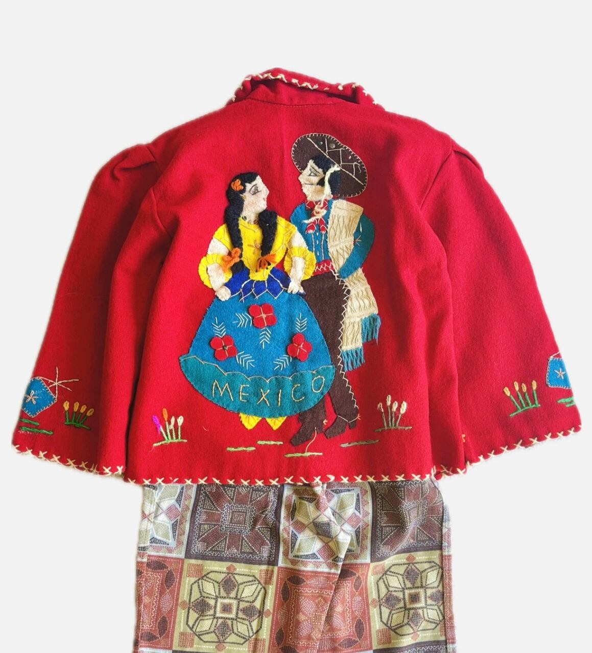 【KIDS vintage】Mexican jacket. dancer