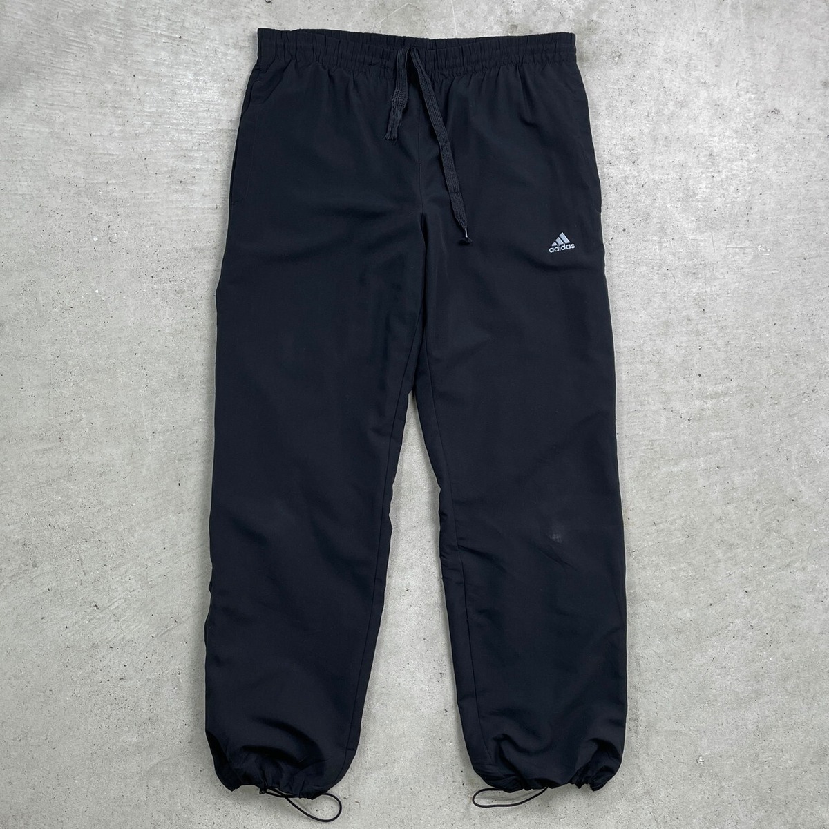 00年代 adidas アディダス ナイロンパンツ パフォーマンスロゴ メンズL 