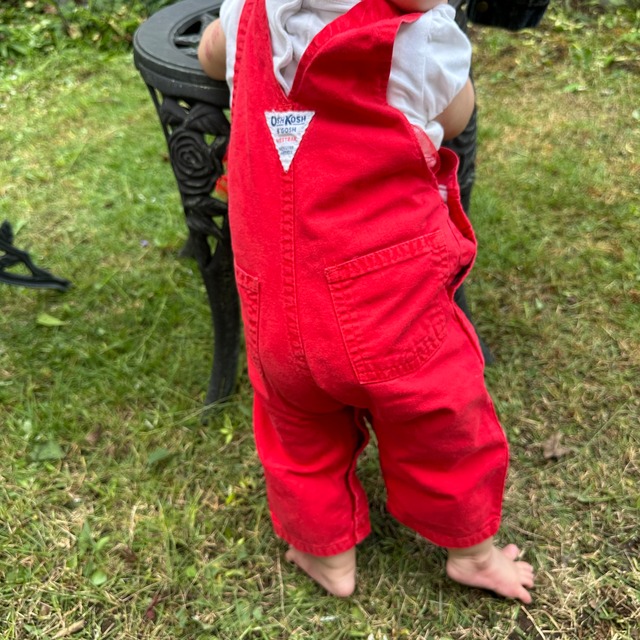 OSH KOSH B'GOSH overall made in u.s.a/red