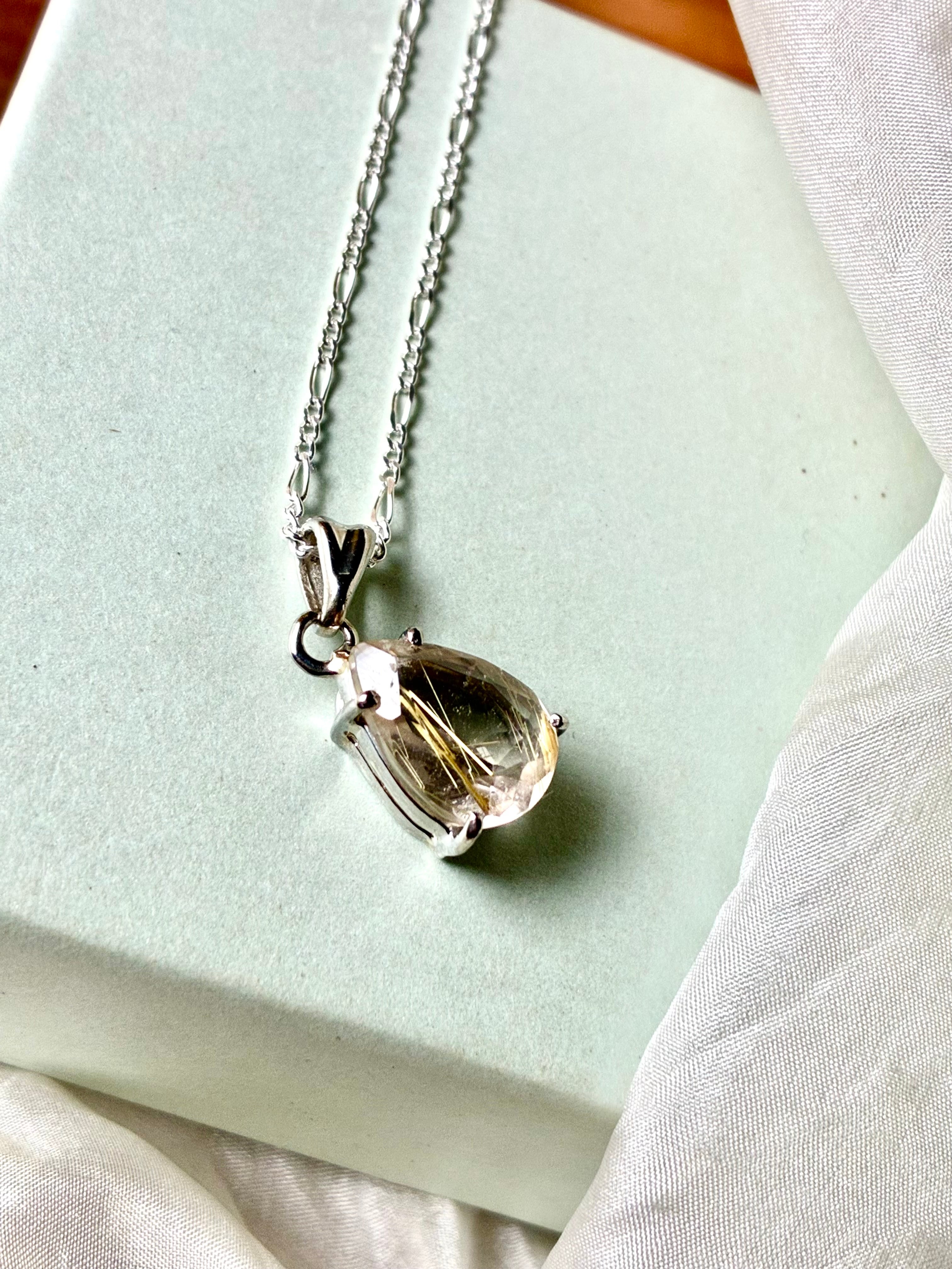 Rutile quarts〜幸運〜 necklace