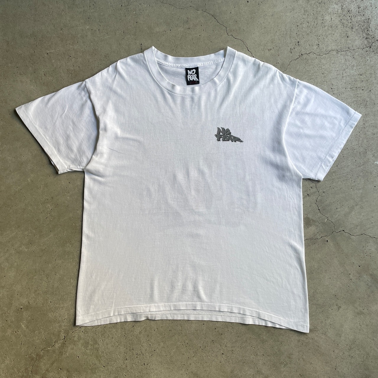 USA製 90年代 NO FEAR スケーター バックプリントTシャツ メンズL相当 