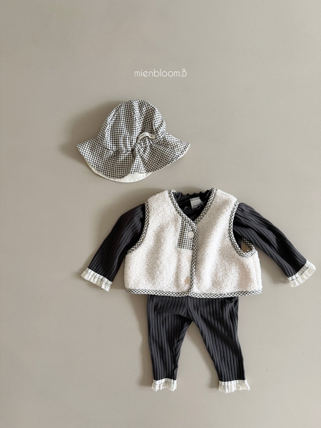 送料無料【予約】/ babyレースリブレギンス / mienbloom