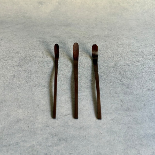 田澤祐介   茶杓  パリサンダー 拭漆