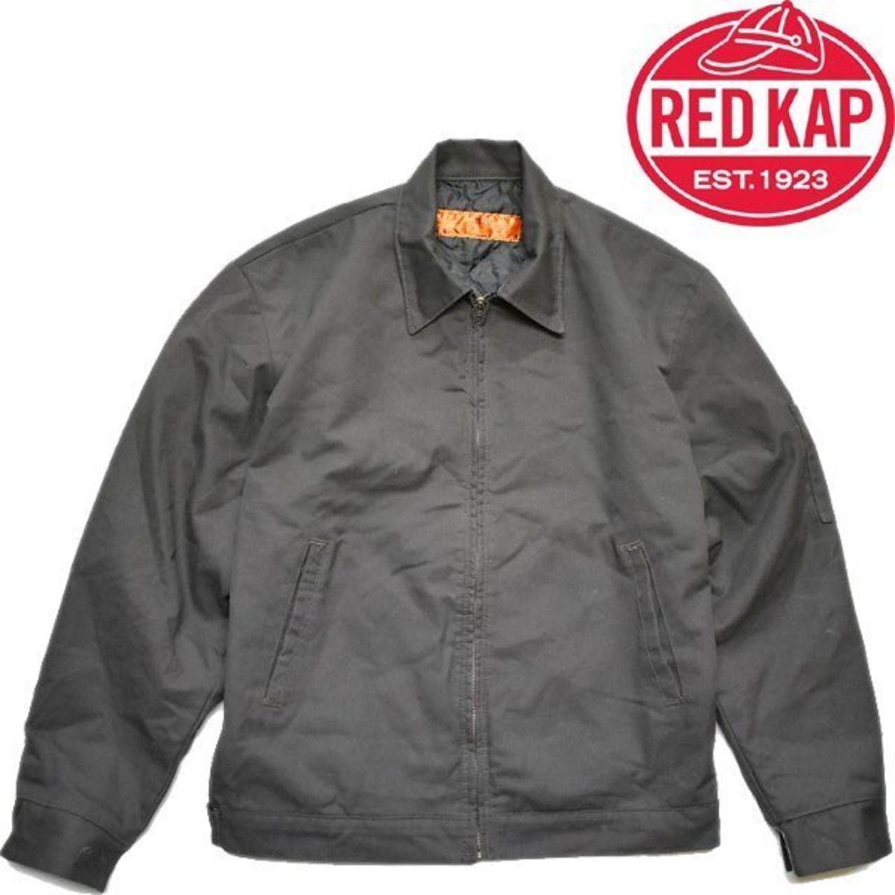 1点物◇レッドキャップRED KAPキルト裏地ワークジャケット古着MメンズL 