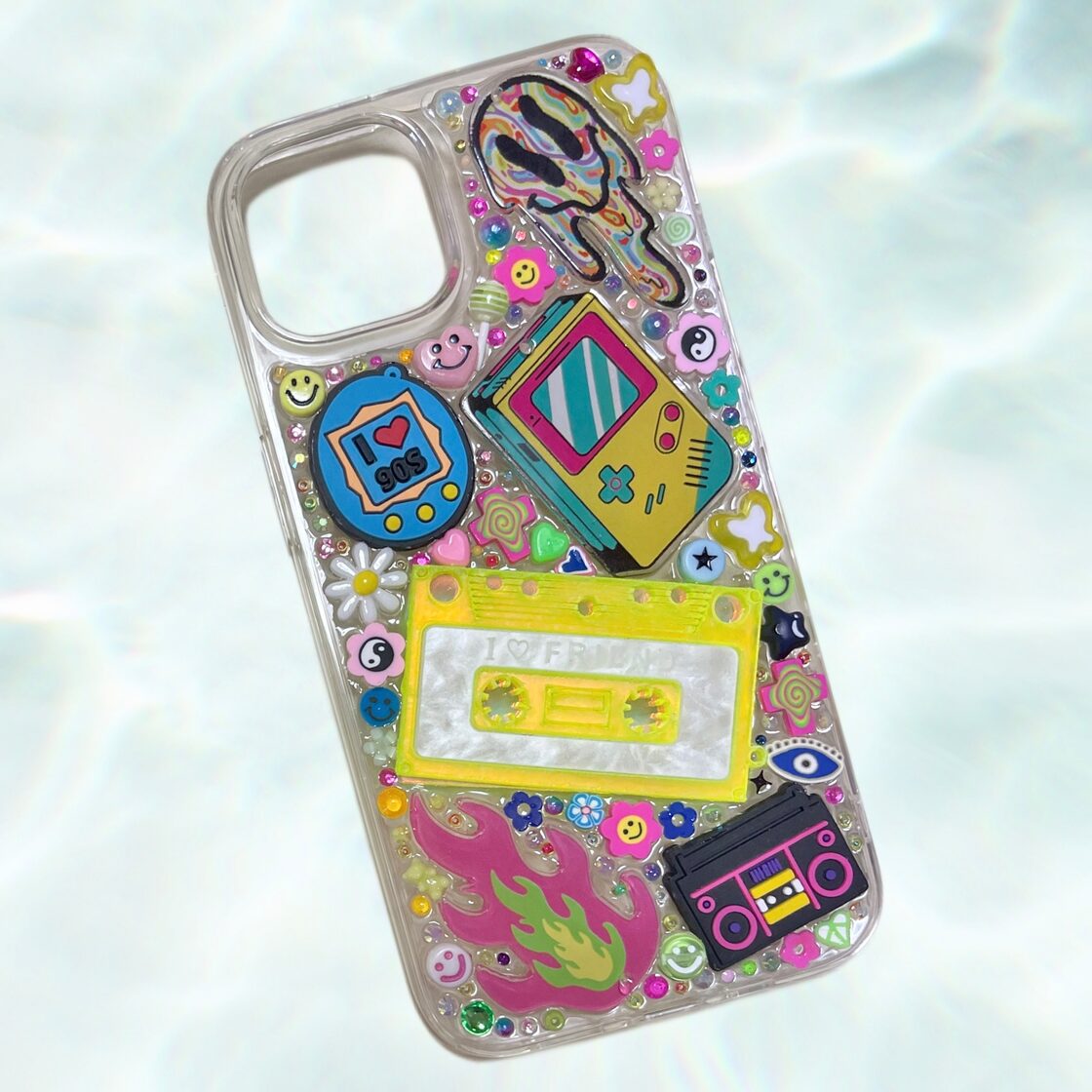 iPhone スマホケース デコ電 デコケース デコアイテム デコレーション  