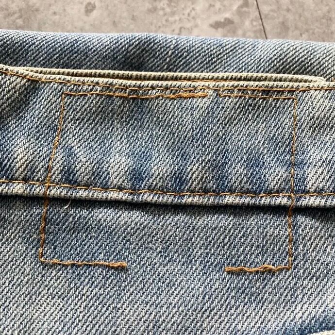 80s】US.Levis リーバイス 42TALONジッパー 42タロンジップー ボタン裏