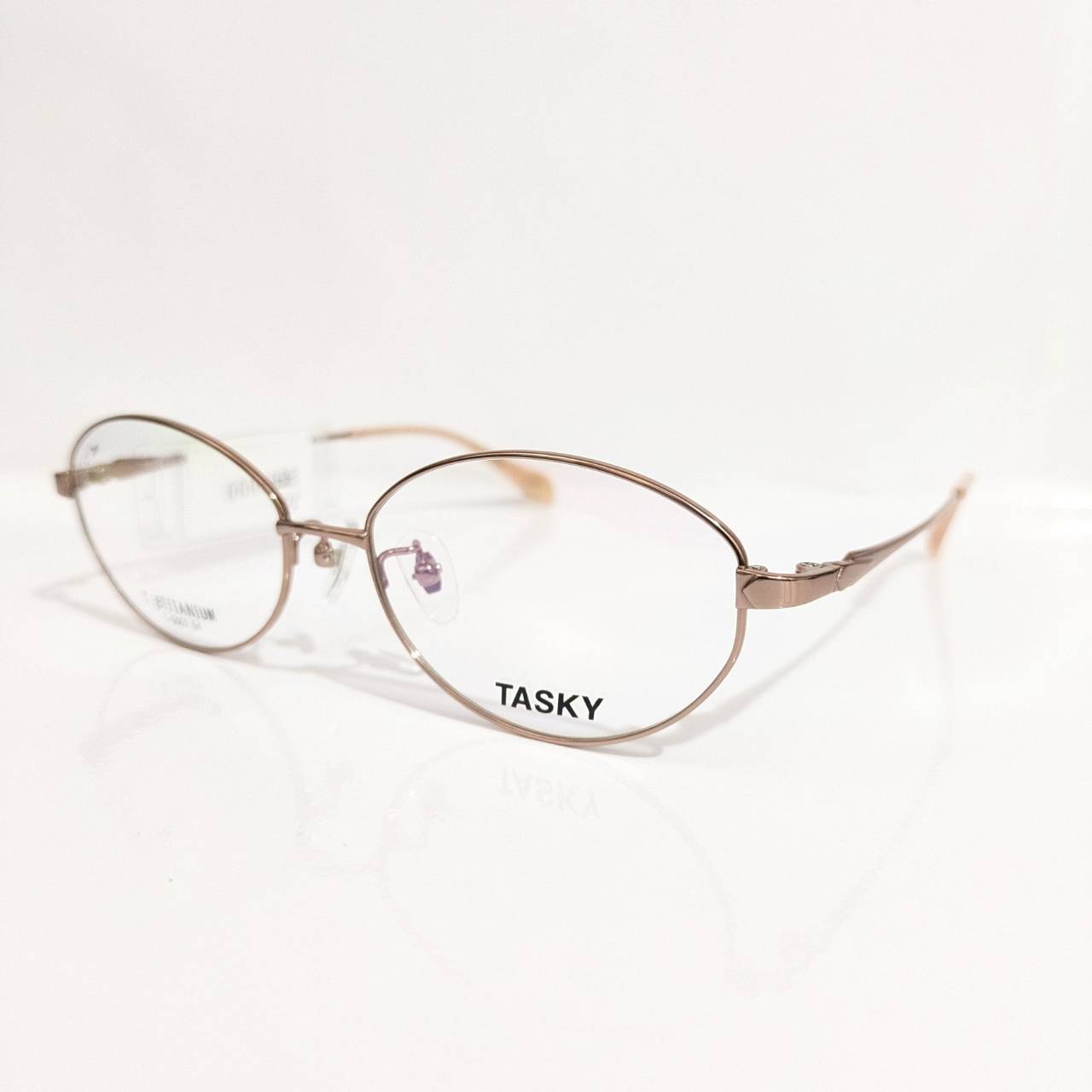 【TASKY】オーバルメタルフレーム オレンジ