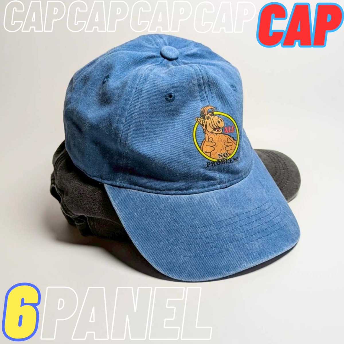 ALF（ アルフ ） 】 6パネルCAP / ベースボールキャップ / ウォッシュ加工 / ピグメント加工 〚アメリカン雑貨 アメトイ ...