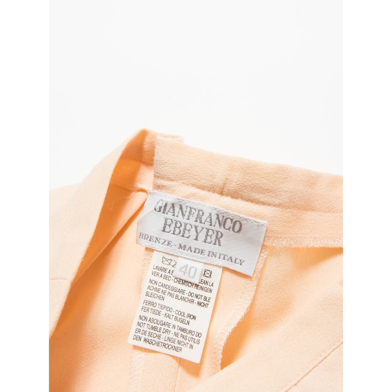 【Made in Italy】1tuck chiffon trouser （イタリア製 タック入りシフォントラウザー パンツ）3b