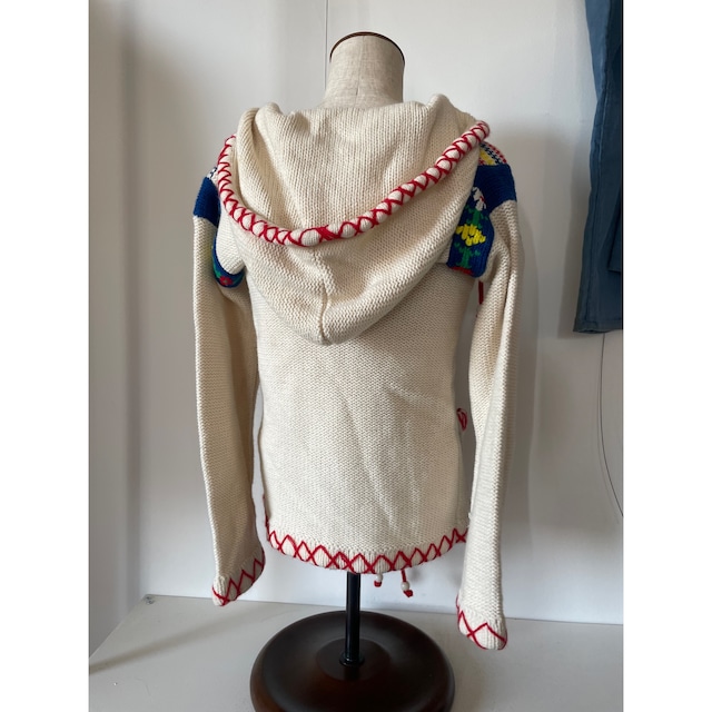 Tyrolean hoodie knit