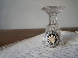 フランスアンティーク　エーデルワイス　ネックレストップ