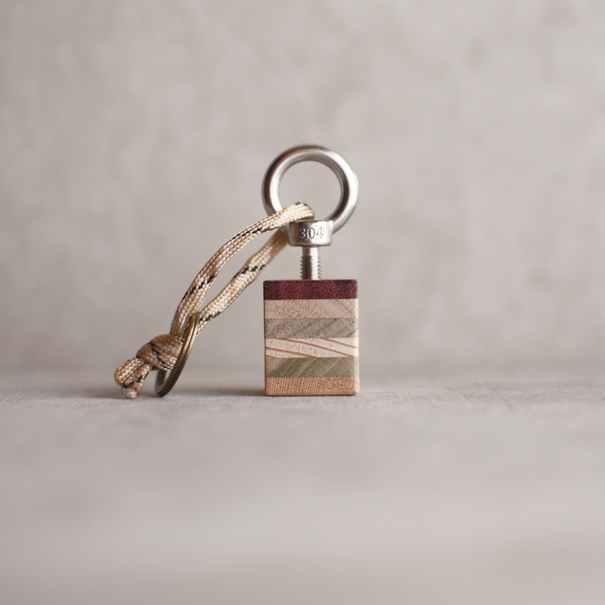 寄木 バードコール3 キーホルダー アウトドア | su