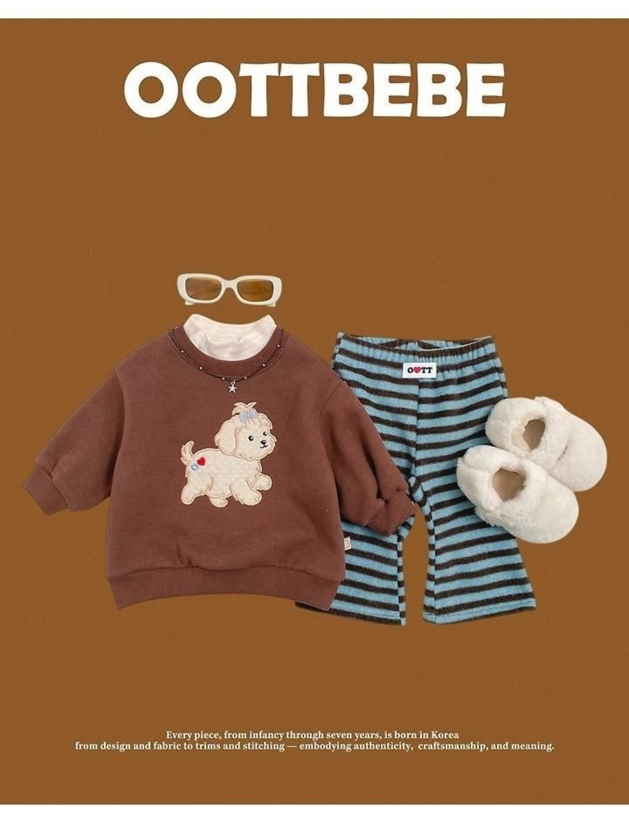 韓国子供服 / 26winter / oottbebe / パピートレーナー / ベビー&キッズ / 冬服 *XS~XL*