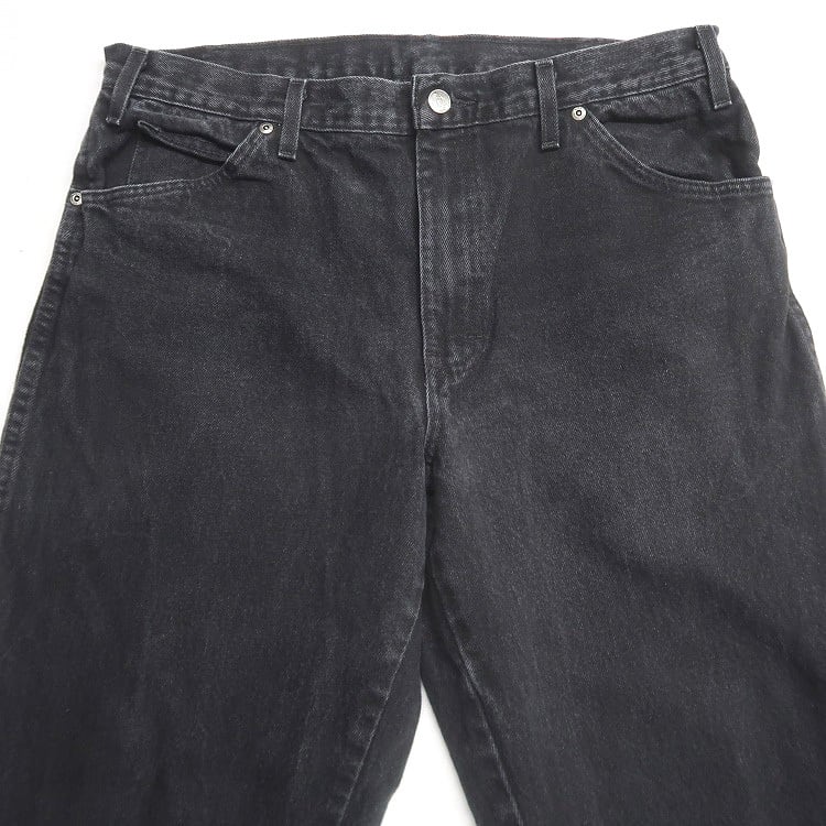 古着 ディッキーズ Dickies ブラックデニムパンツ ジーンズ ジーパン