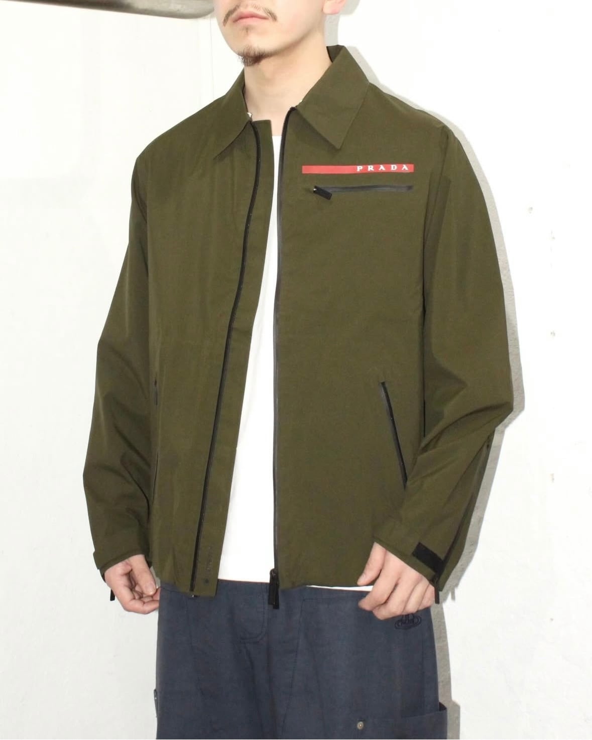 90s STUSSY Wool Border Knit Sweater | VOLAR