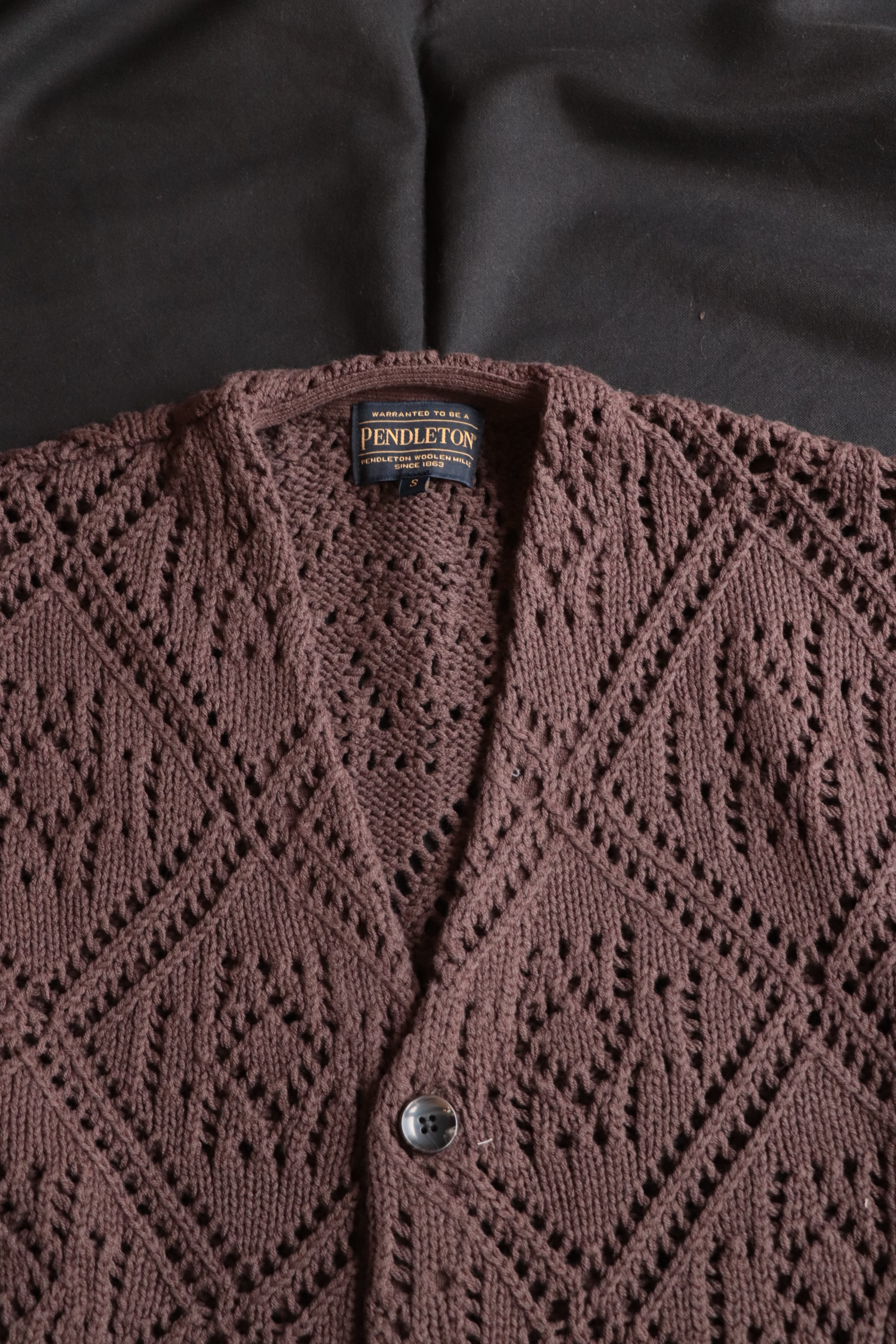 ペンドルトン カーディガン M PENDLETON/ペンドルトン Lace Stitch Cardigan | MAMBO