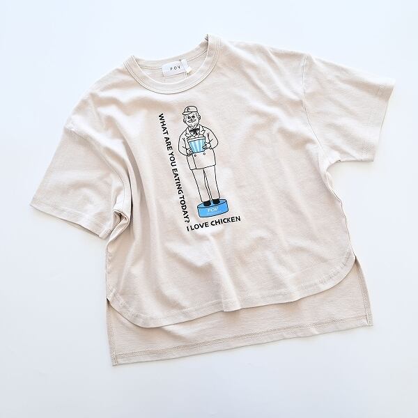 FOV(フォブ) / CHICKEN Tシャツ / サンド / 90-160cm