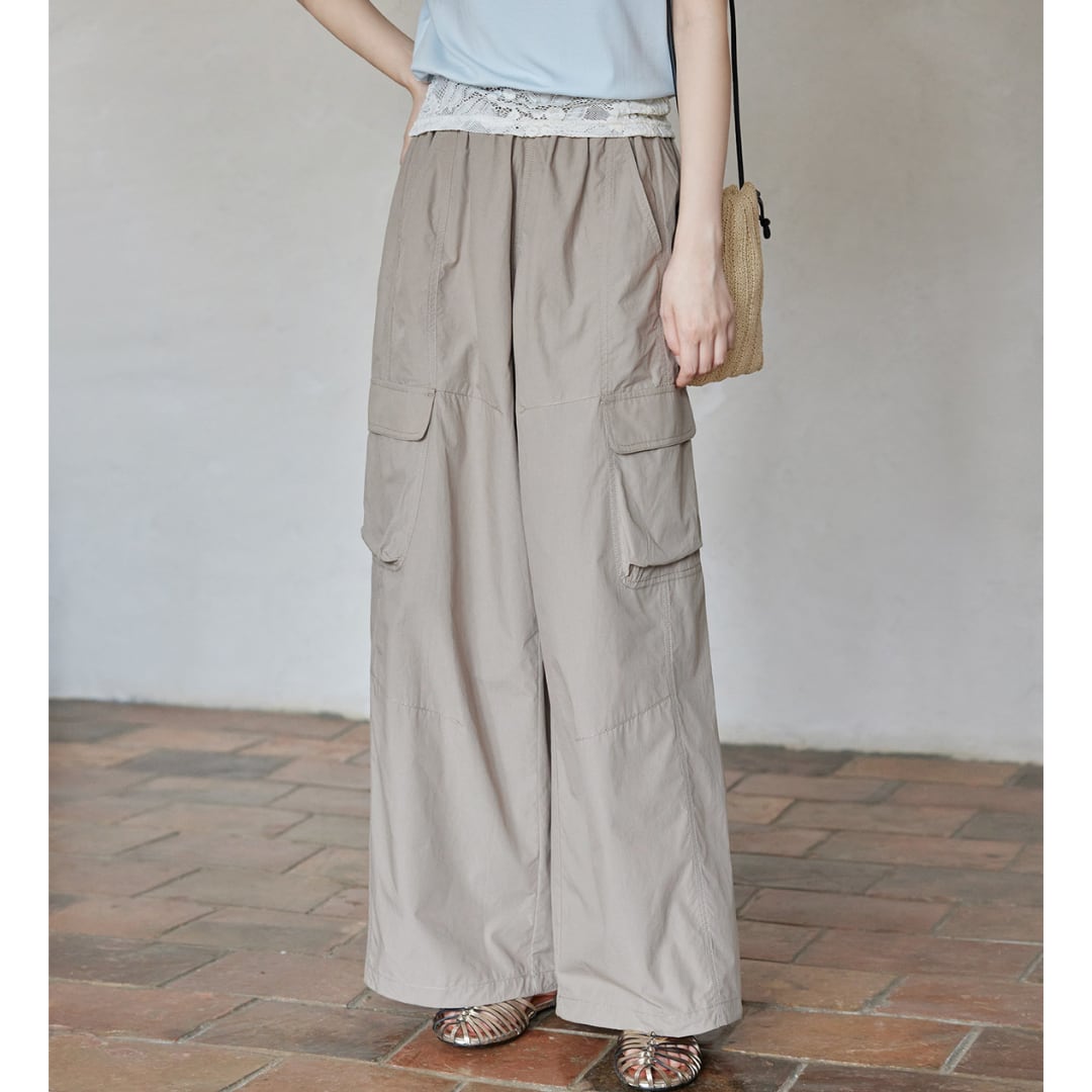 cargo wide pants