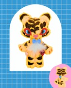 [2026個展]タイニー・お迎えページ|ポップフラワー・タイガー[展示]