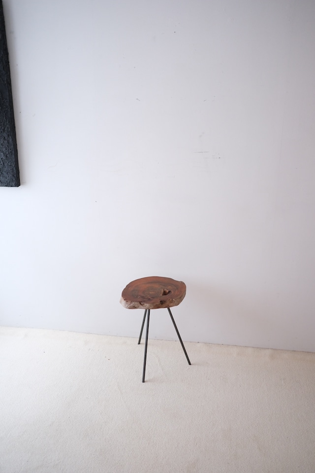 一枚板 Side table "欅" #004