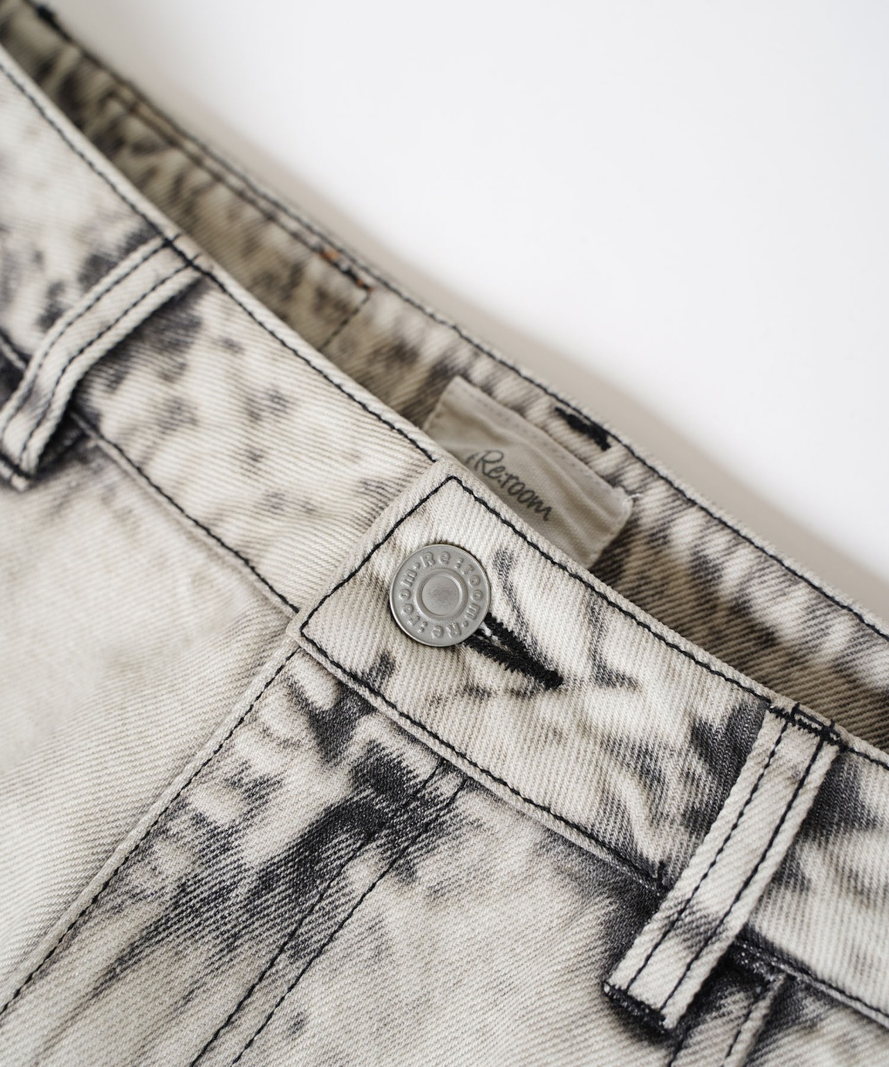 【#Re:room】VINTAGE PANEL SWITCHING WIDE DENIM［REP247］