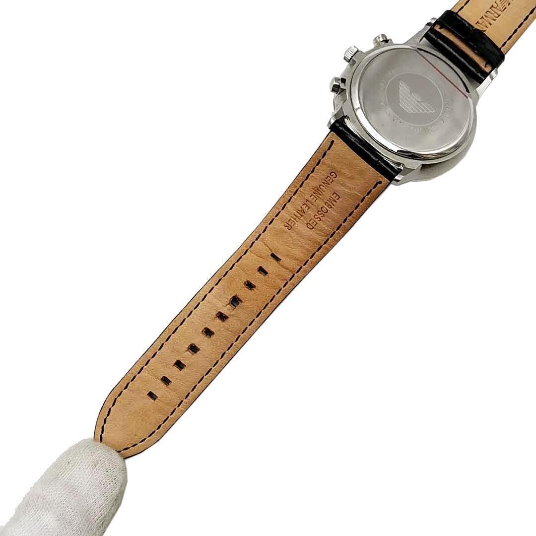 美品　EMPORIO ARMANI　腕時計　クロノグラフ