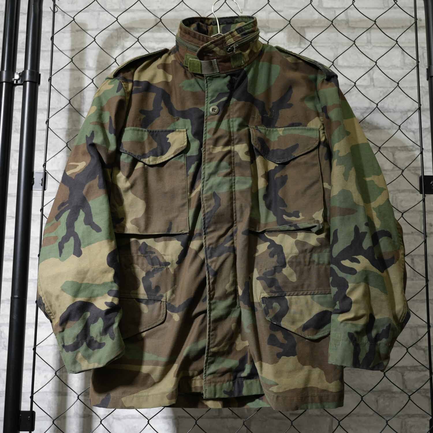 ８０’s M６５アーミーウッドランドカモ 80s U.S. ARMY M-65 フィールドジャケット ウッドランドカモ SMALL