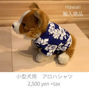 ハワイ限定商品を安心の国内配送で！犬用アロハシャツ　小型犬用　ハワイアン