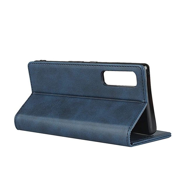 【新着商品】Arrows NX9 ケース 手帳型 F-52A ケース docomo 富士通 アローズ NX9ケース ArrowsNX9 F52A 適用 カバー アローズNX9 スマホケース 手帳 携帯ケース 財布 case 内蔵マグネット 携帯カバー カード入れ シンプル スタンド機能 落ち着いた色 レトロ ネイビー