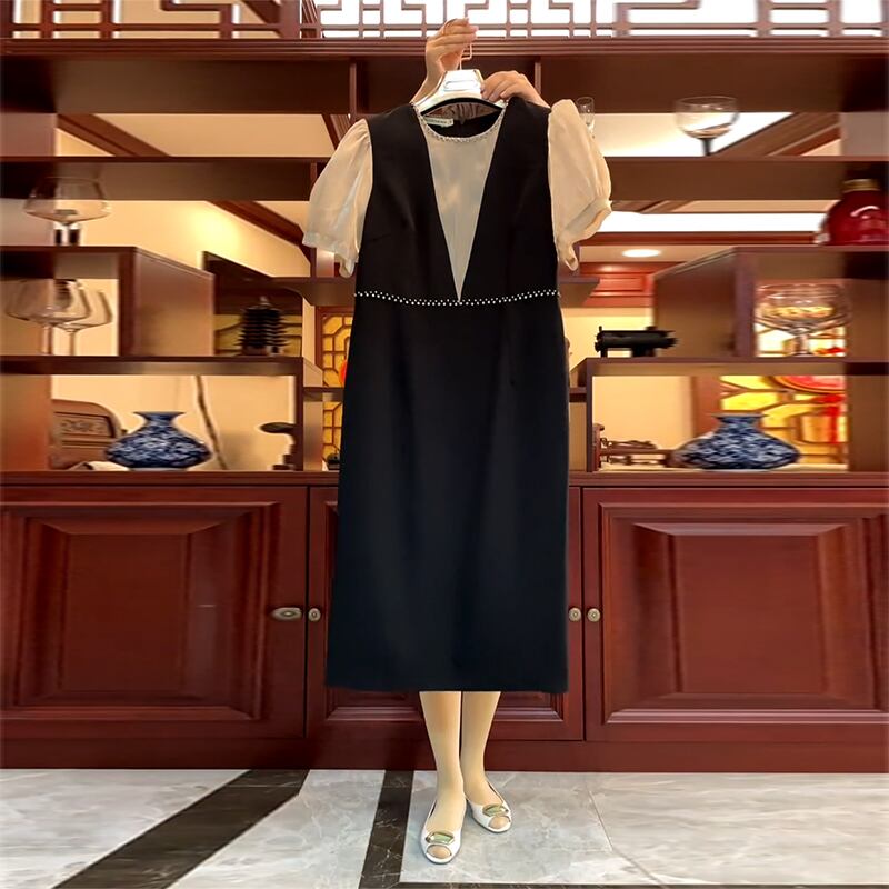 サマールーズ薄手ドレス ワンピース 大きめサイズ 夏物 ミックスインファッション11177009671